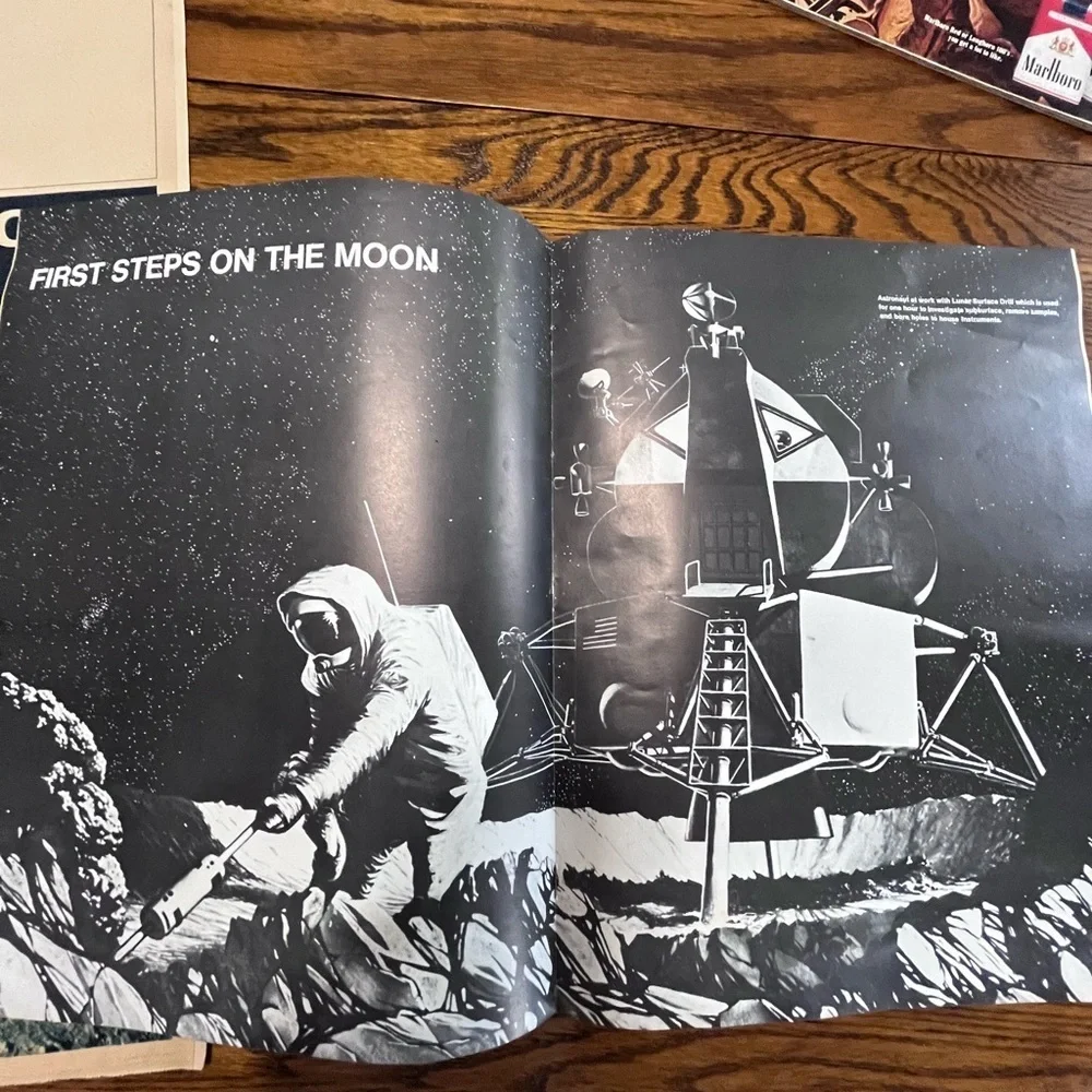 Touchdown On The Moon LIFE MAGAZINE TV GUIDE‎ Apollo 11 Special - 1969
